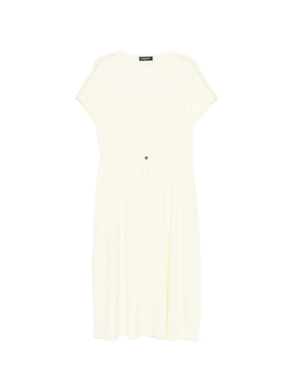 Fabiana Filippi Abito midi con coulisse - Giallo