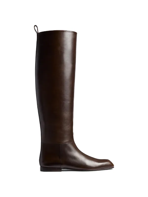 Khaite Colt Knee-high Boots in Brown