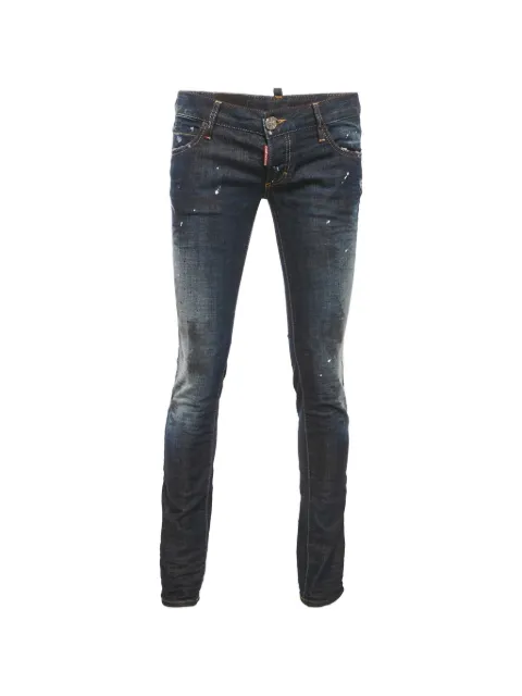 DSQUARED2 paintwork wash trousers