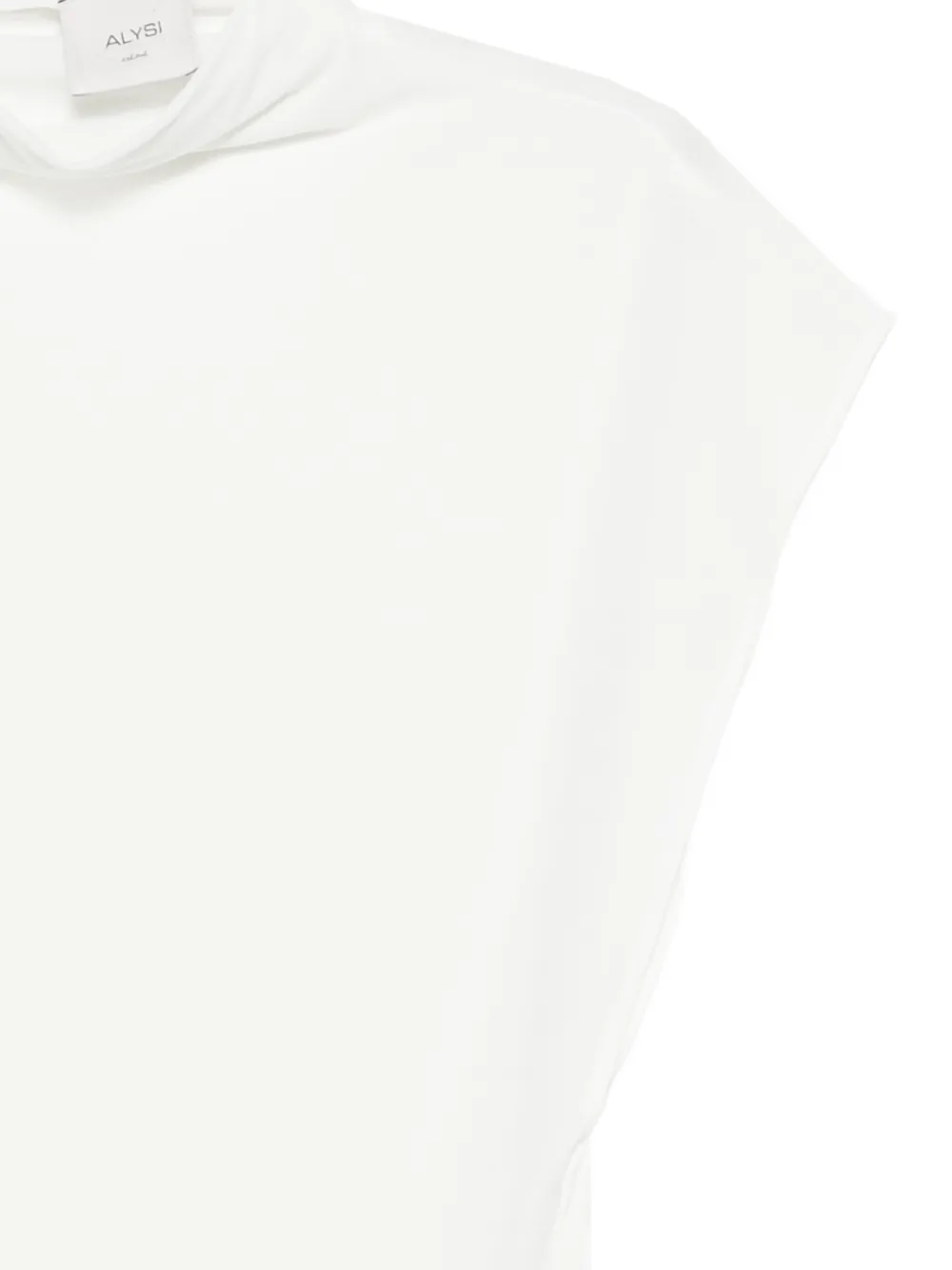  Alysi Mock-neck Bodysuit - White 