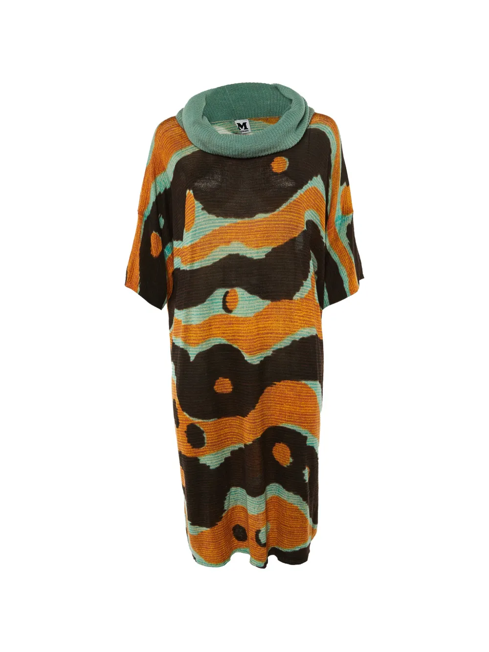 Missoni Pre-Owned knitted oversized-collar dress - Nero