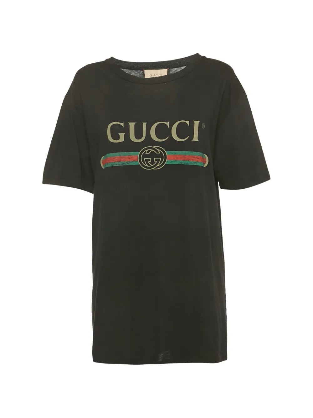 Gucci Pre-Owned cotton graphic top - Nero