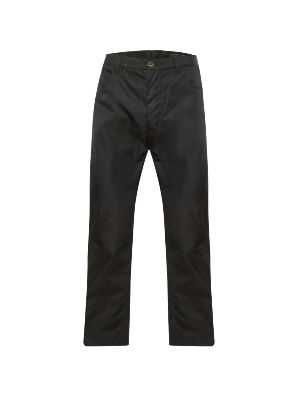 Pre-owned Prada Button-fastening Trousers In Black