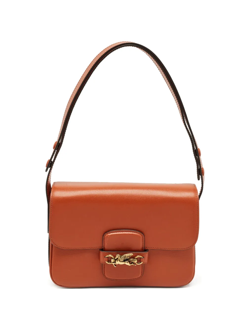 Etro Pre-Owned leather shoulder bag - Marrone