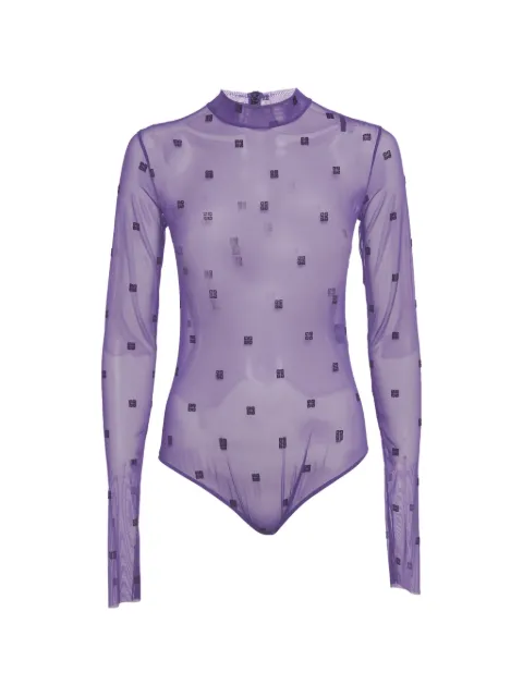 Givenchy Pre-Owned body en résille à logo