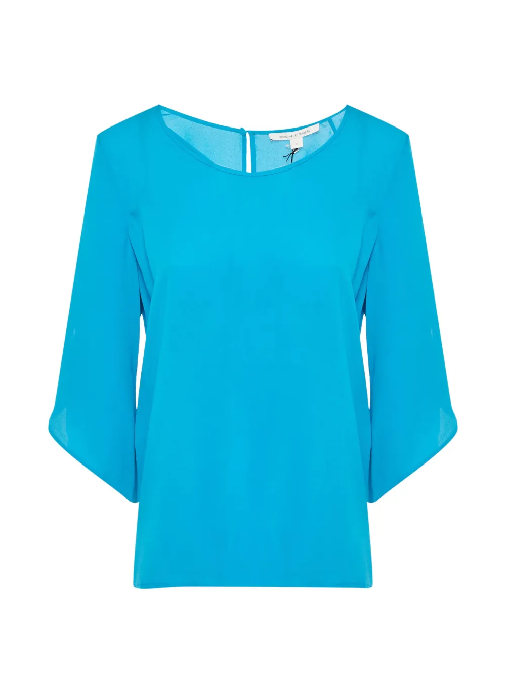 Diane Von Furstenberg Vintage Nancy blue blouse