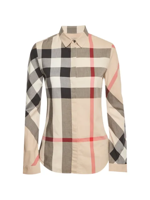 Burberry checked shirt