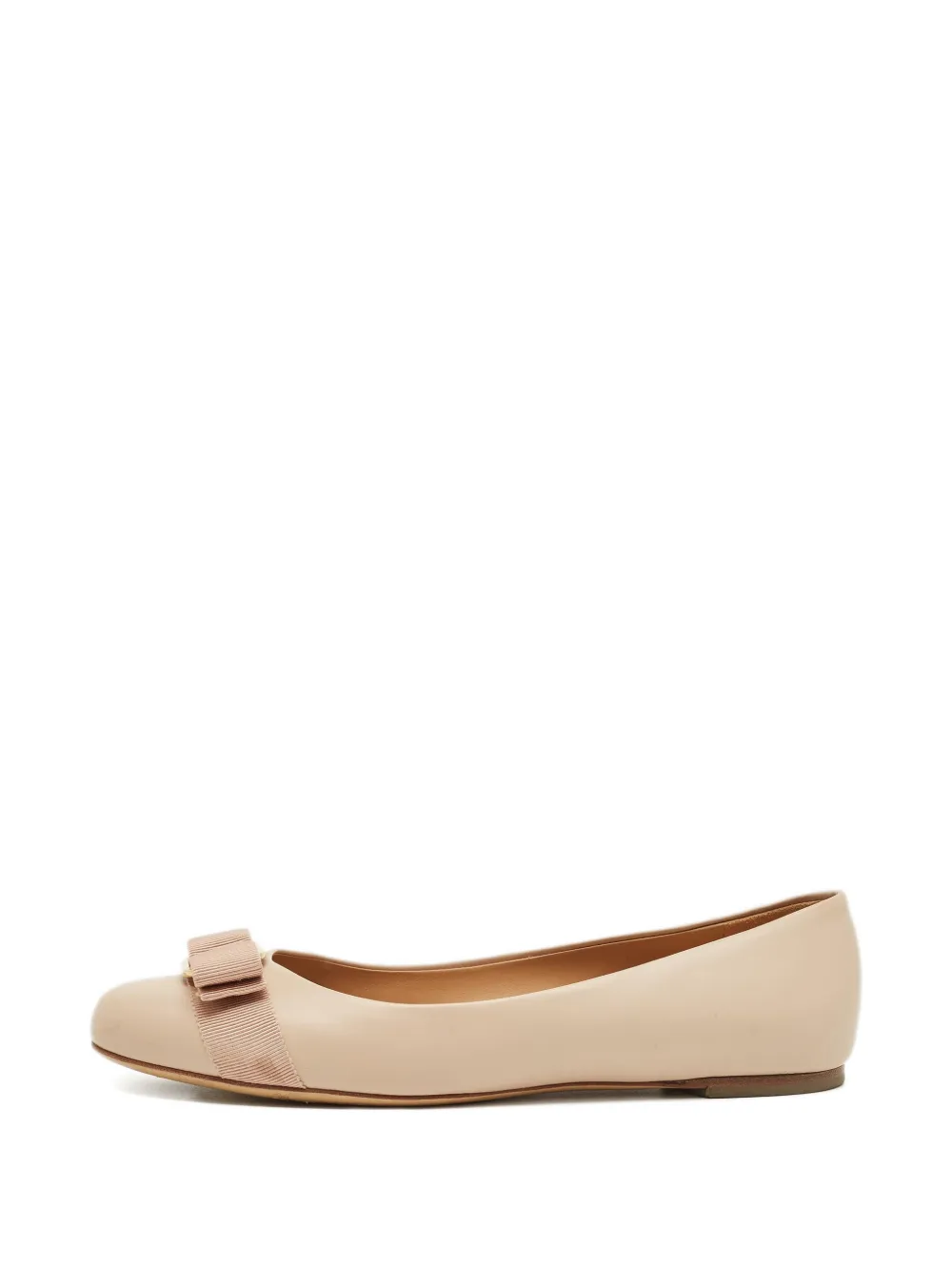 Ferragamo Pre-Owned Vara bow ballet flats - Toni neutri