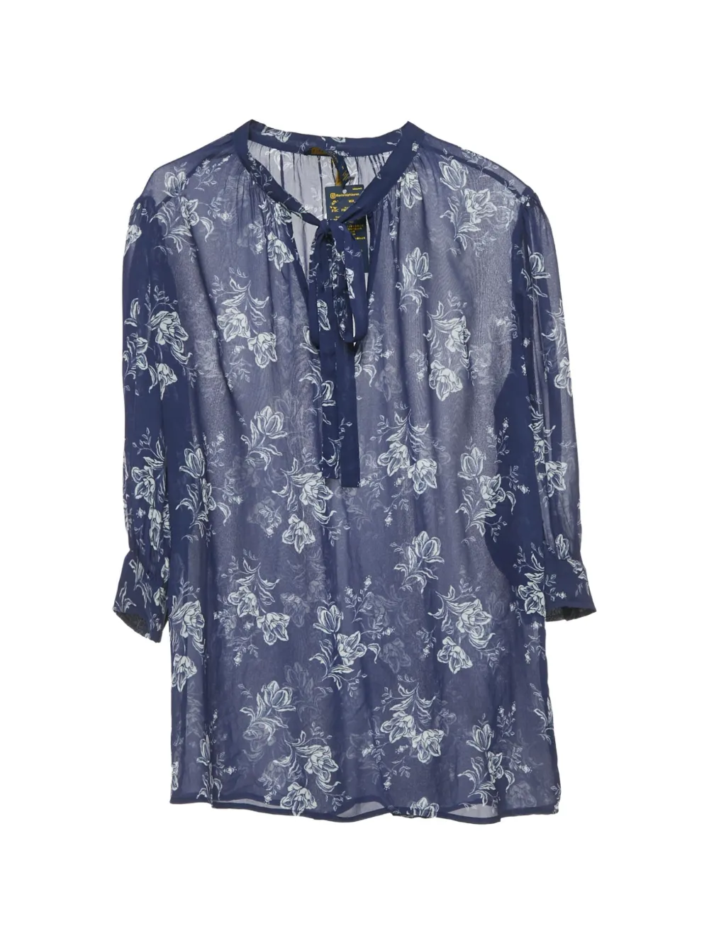 Polo Ralph Lauren chiffon floral print top - Blu