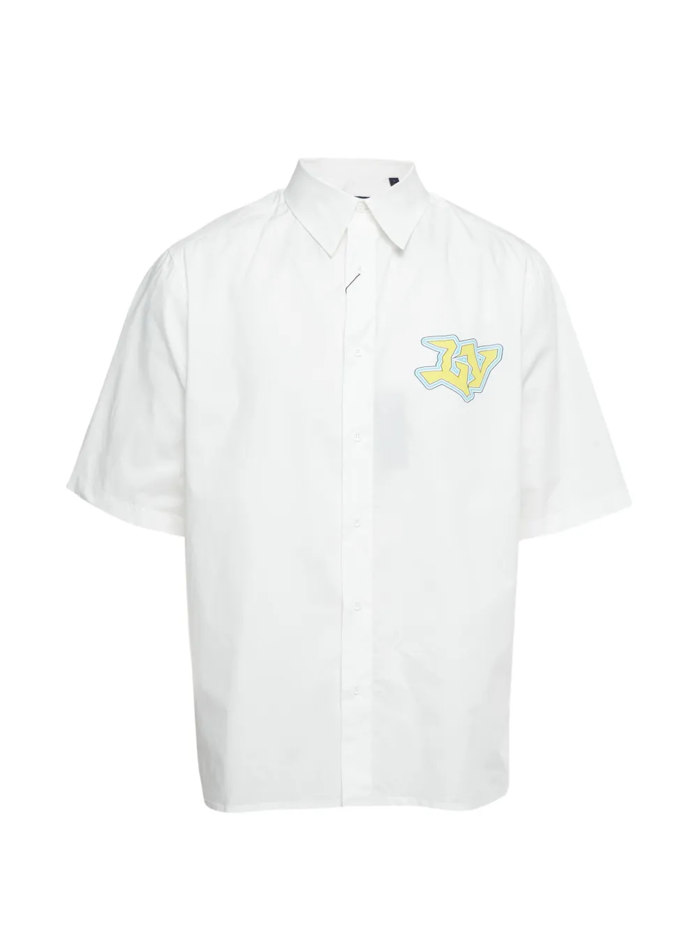 Louis Vuitton Pre-Owned print short-sleeve shirt - Bianco