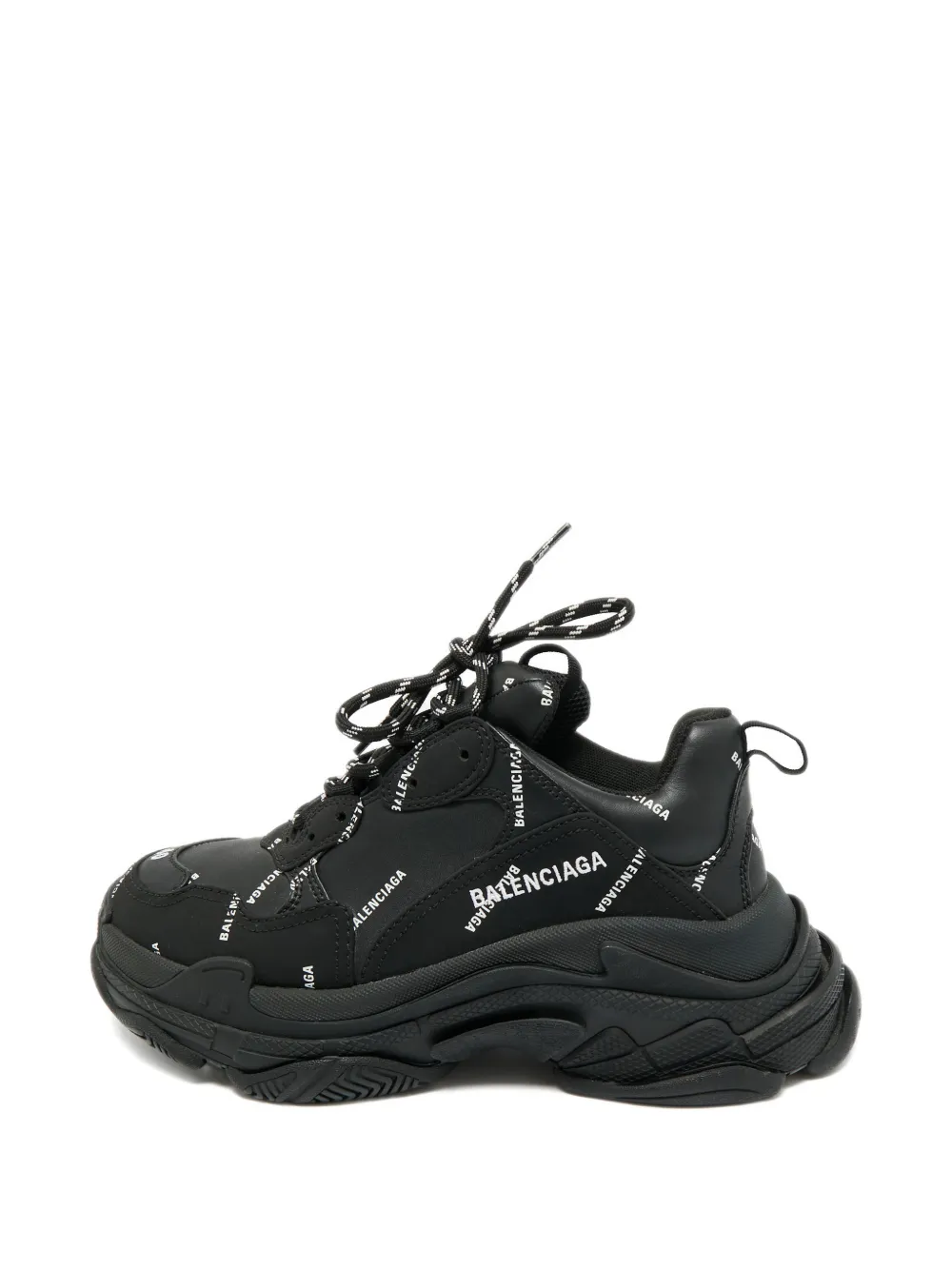 Balenciaga Pre-Owned lace-up sneakers – Black