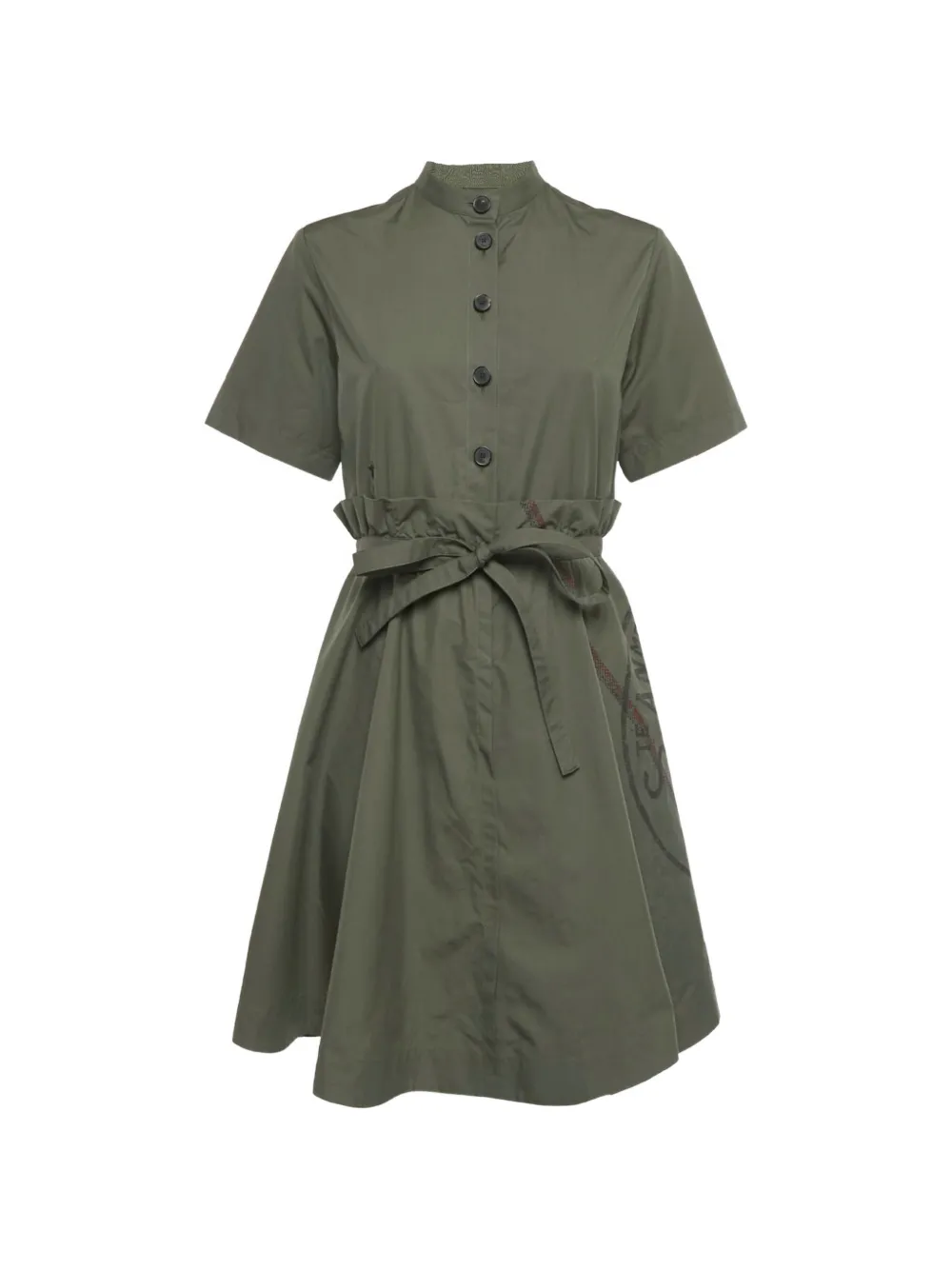 Christian Dior Pre-Owned button mini dress - Verde