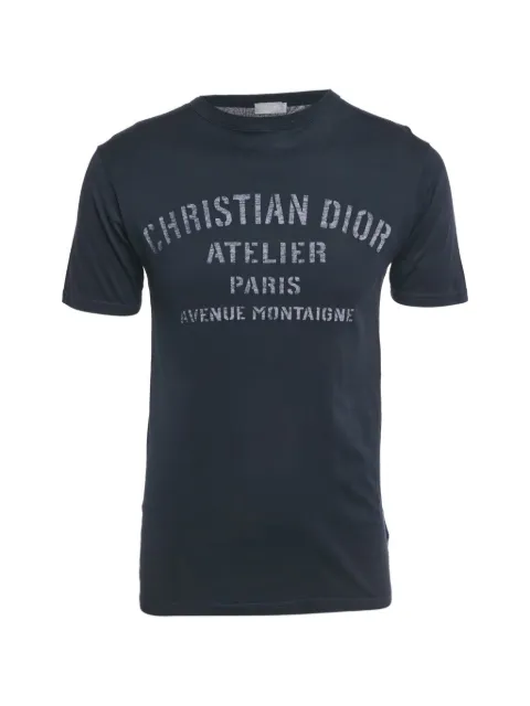 Christian Dior Pre-Owned print cotton T-shirt