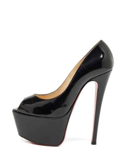 Christian Louboutin Pre-Owned Vendome platform peep-toe heeled pumps