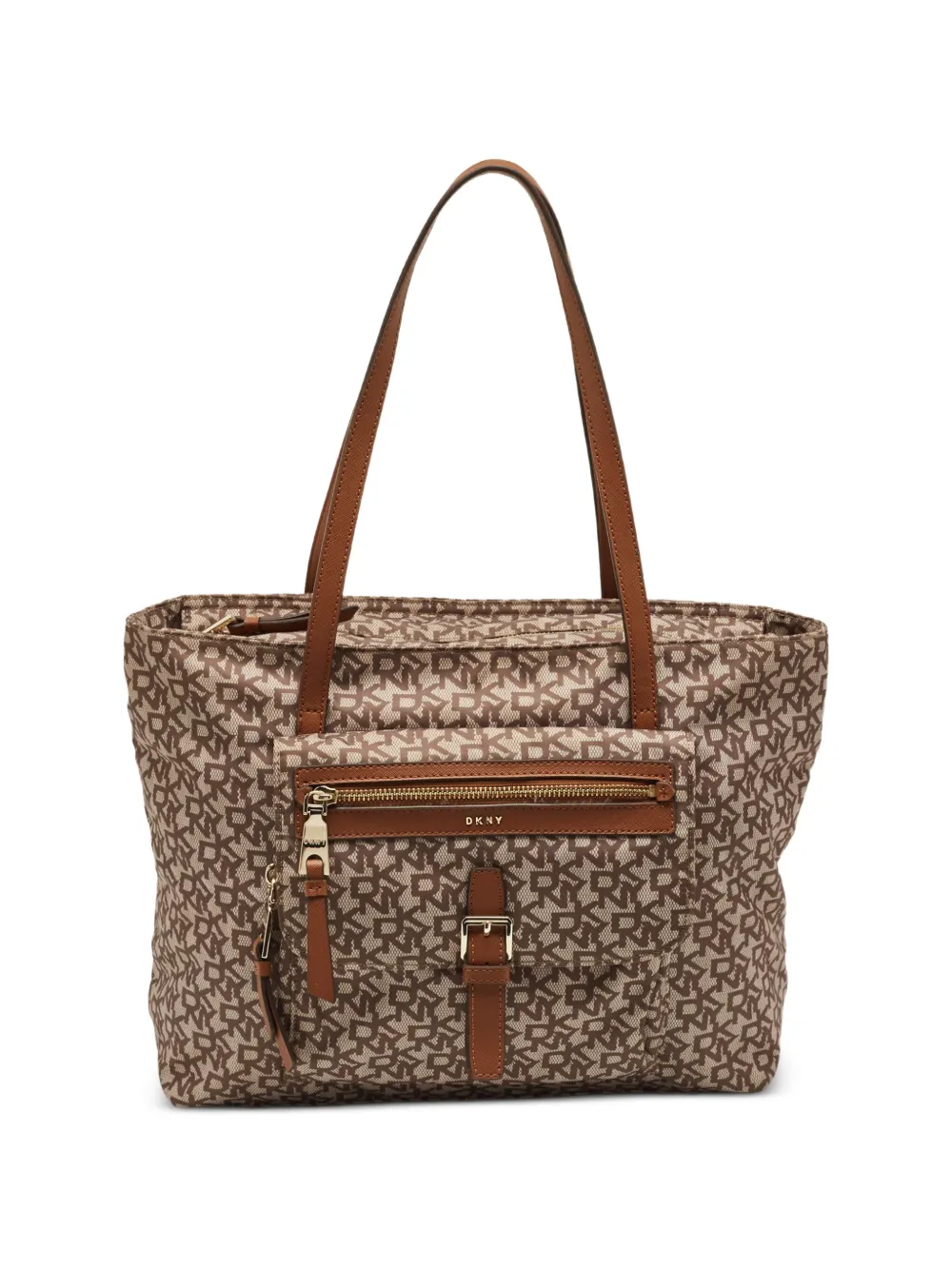 DKNY Vintage Cora monogram tote bag - Marrone