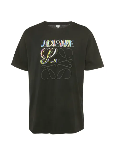 Loewe Pre-Owned Anagram embroidered T-shirt