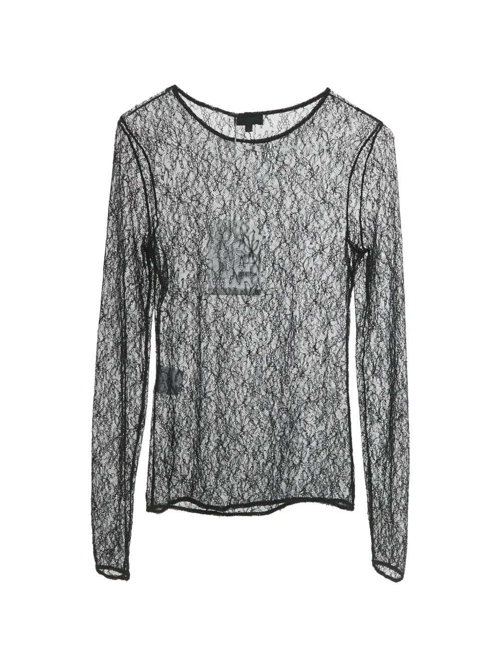 CHANEL Pre-Owned lace top - Nero