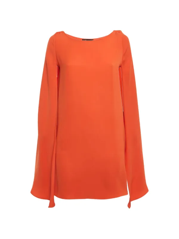 maje orange dress Tie-dye knit maxi dress Yellow / Orange For Women