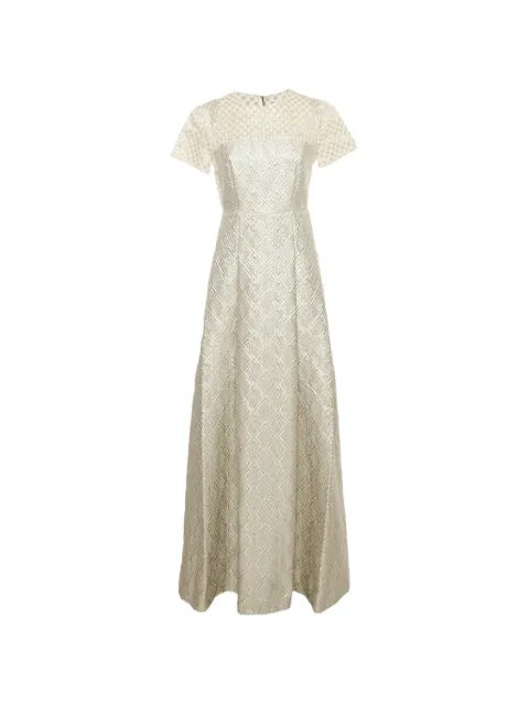 Max Mara vestido largo en jacquard