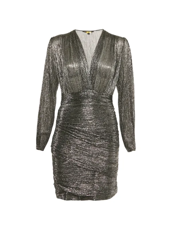 maje grey dress Draped Mini | Pageant Dresses