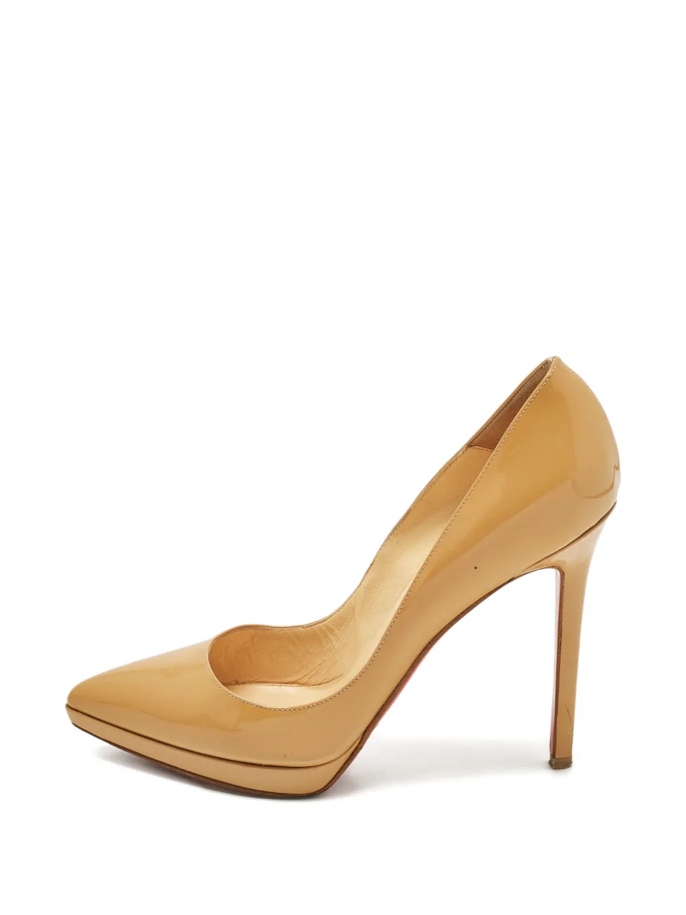 Christian Louboutin Pre-Owned Pigalle Plato heeled pumps - Nude