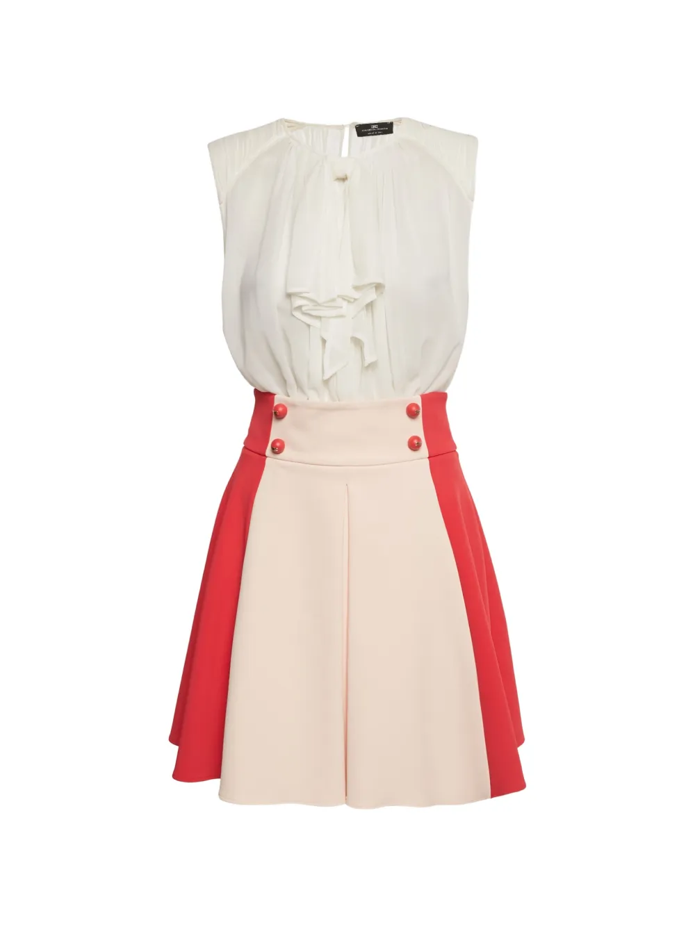 Elisabetta Franchi Abito girocollo - Bianco