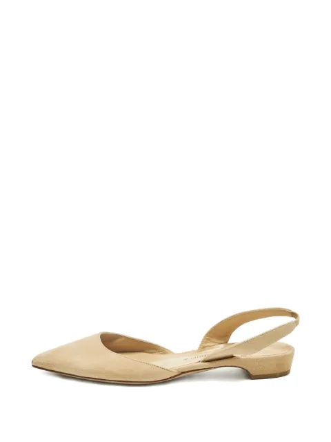 Paul Andrew  Rhea slingback suede ballet flat