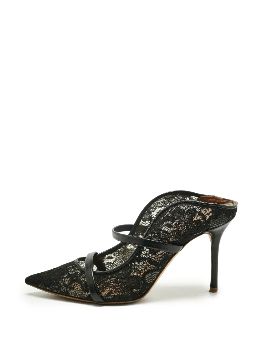Malone Souliers lace leather sandals - Nero