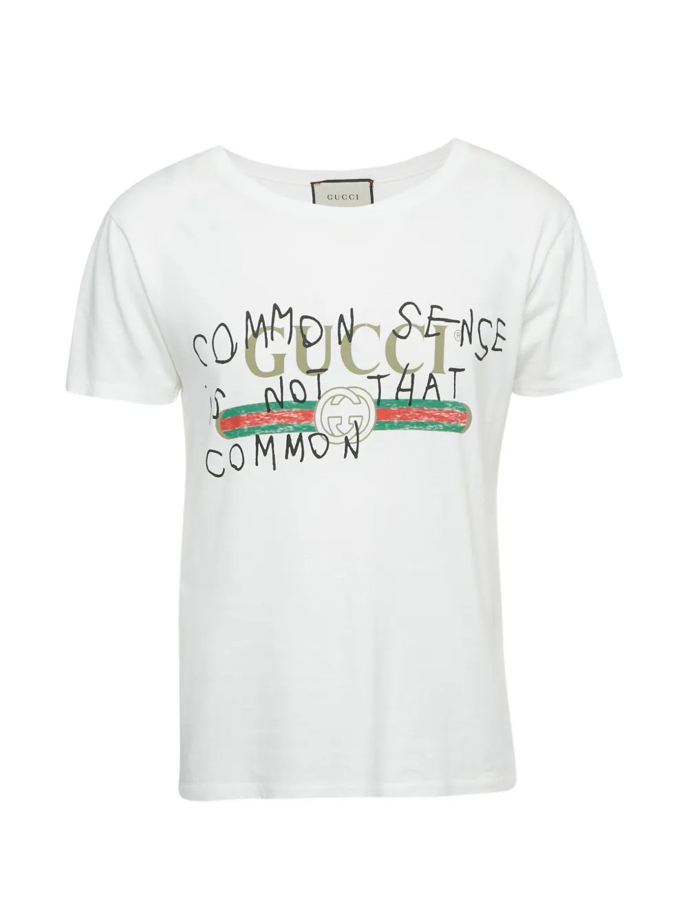 Gucci Pre-Owned cotton printed T-shirt - Bianco