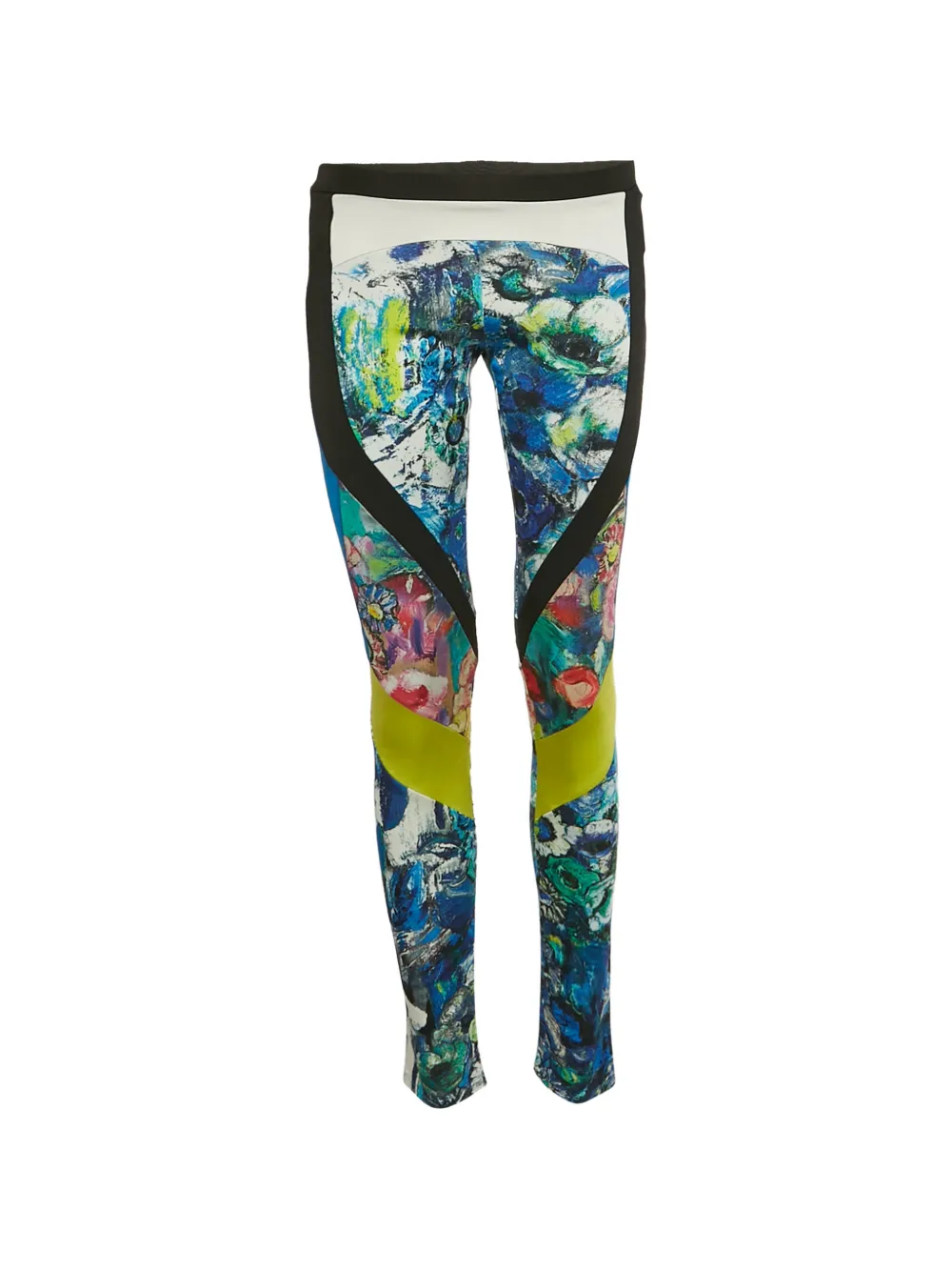 Just Cavalli Vintage cotton printed leggings - Blu