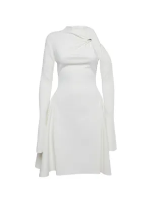 ENTIRE STUDIOS Longsleeve Mini Dress | Grey | FARFETCH