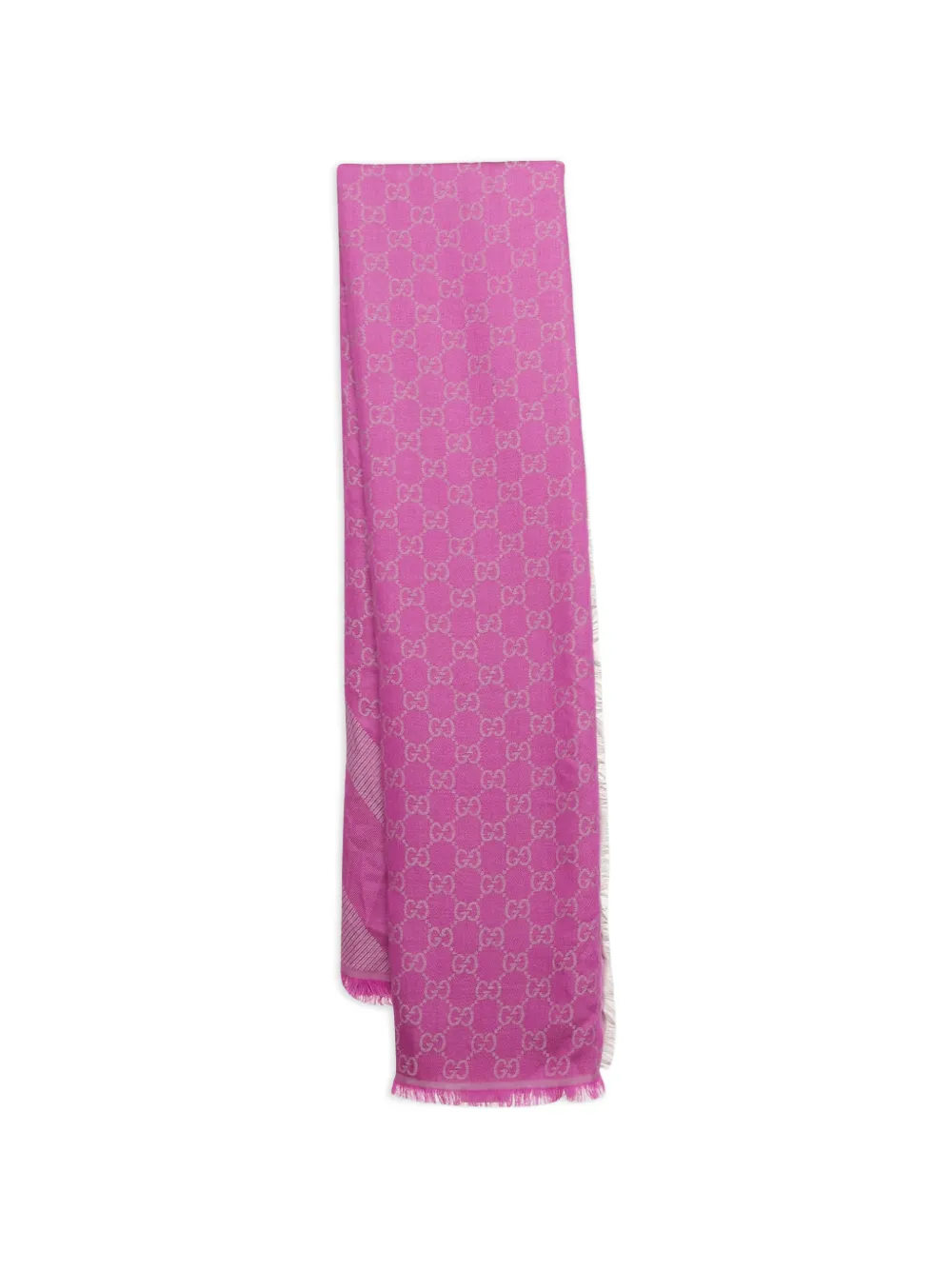 Gucci Pre-Owned GG jacquard weave scarf - Rosa