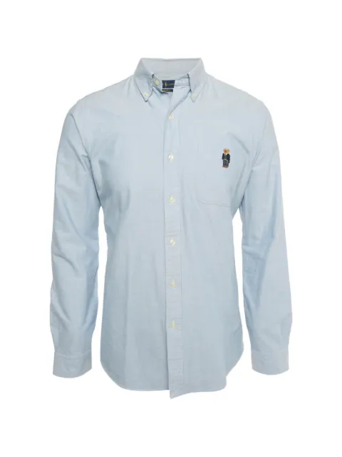 Polo Ralph Lauren Vintage T-Shirt mit Teddy-Stickerei