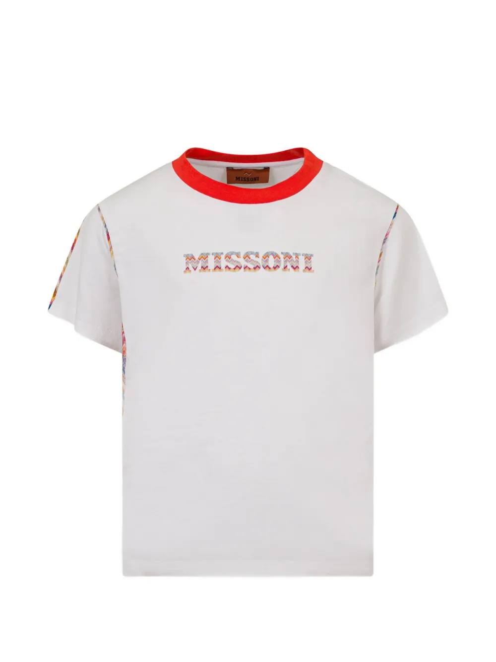 Missoni Kids logo-print T-shirt - Bianco