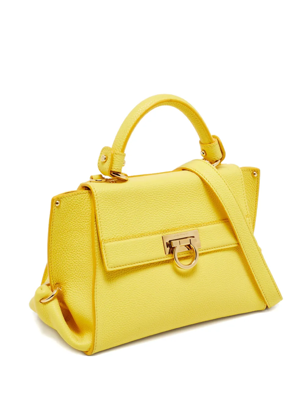 Ferragamo Pre-Owned Sofia leather satchel - Giallo