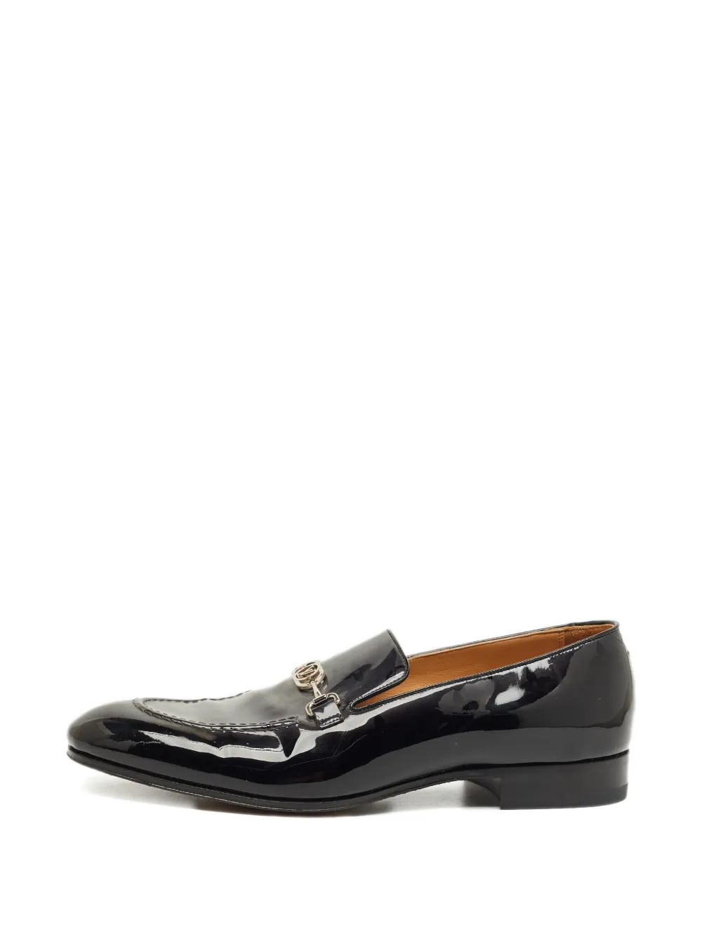 Louis Vuitton Pre-Owned Loafer aus glattem Leder - Schwarz