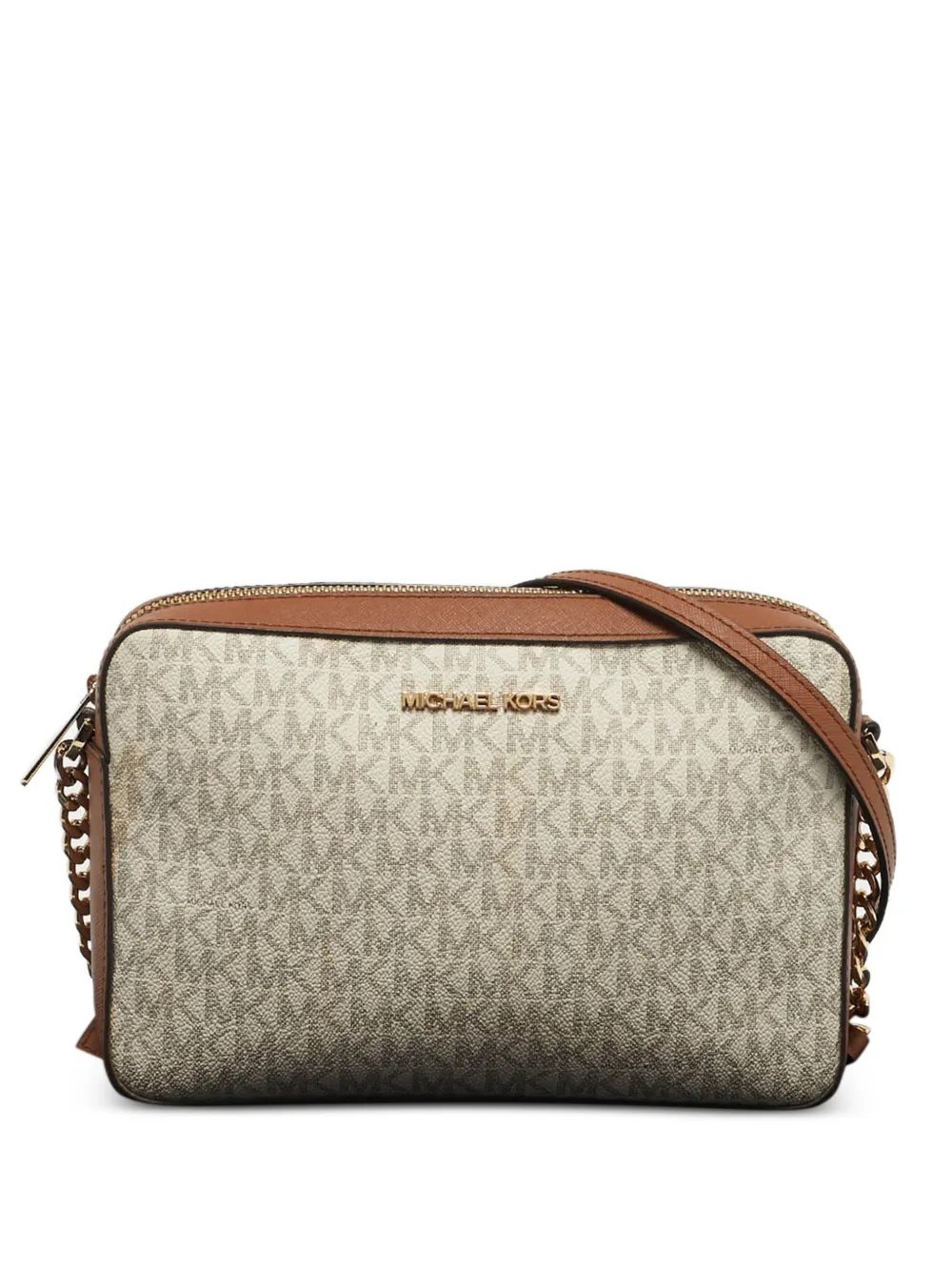 Michael Kors Vintage signature crossbody bag - Toni neutri