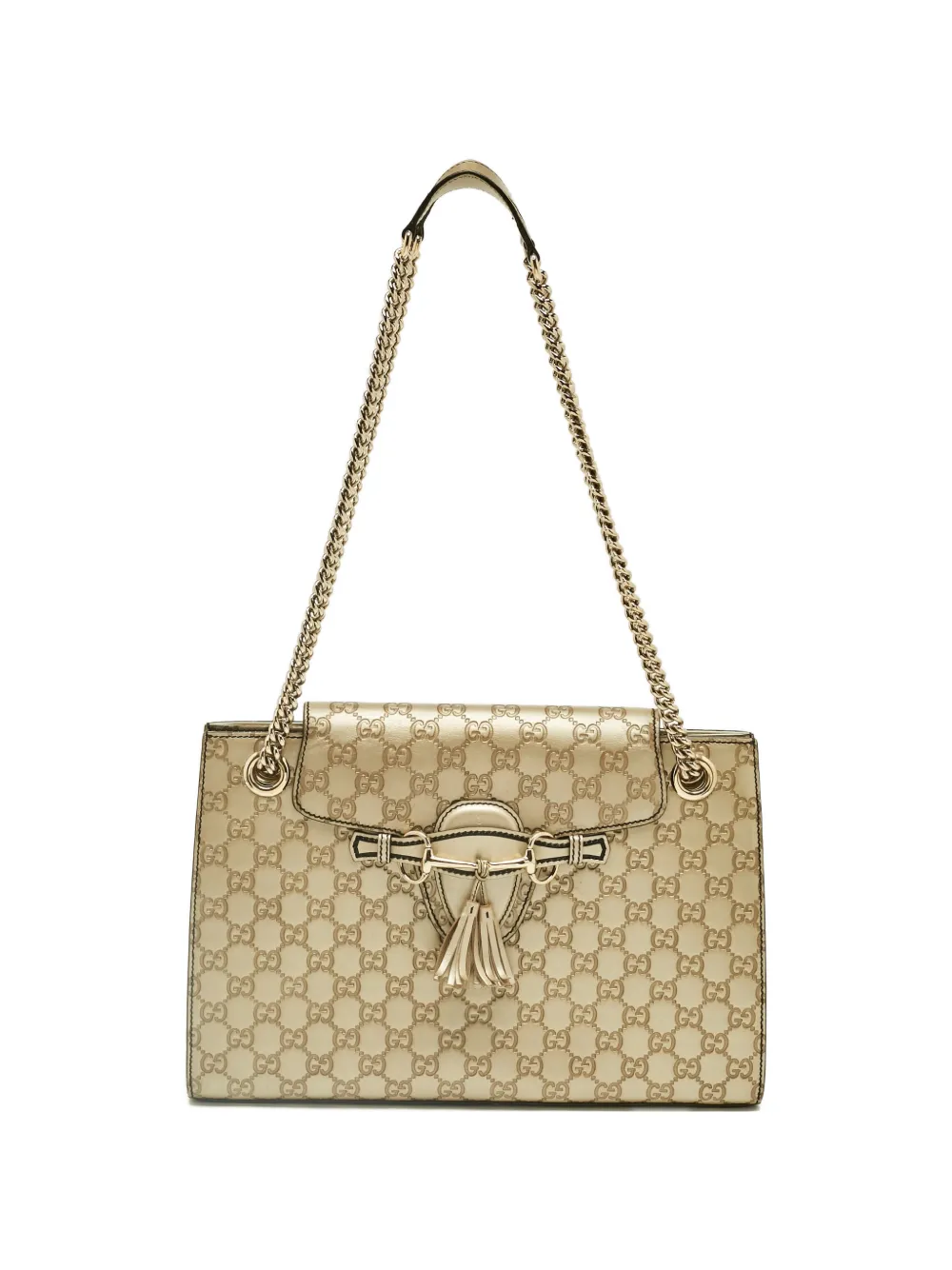 Gucci Pre-Owned large Emily chain shoulder bag - Toni neutri