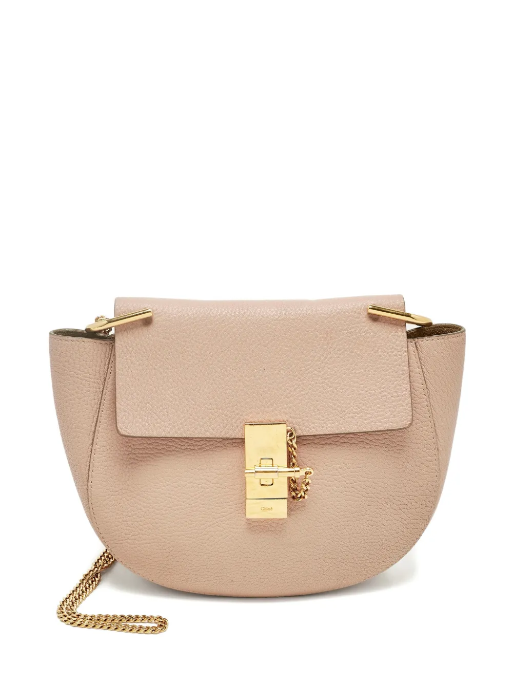 Chloé Pre-Owned medium Drew leather shoulder bag - Rosa
