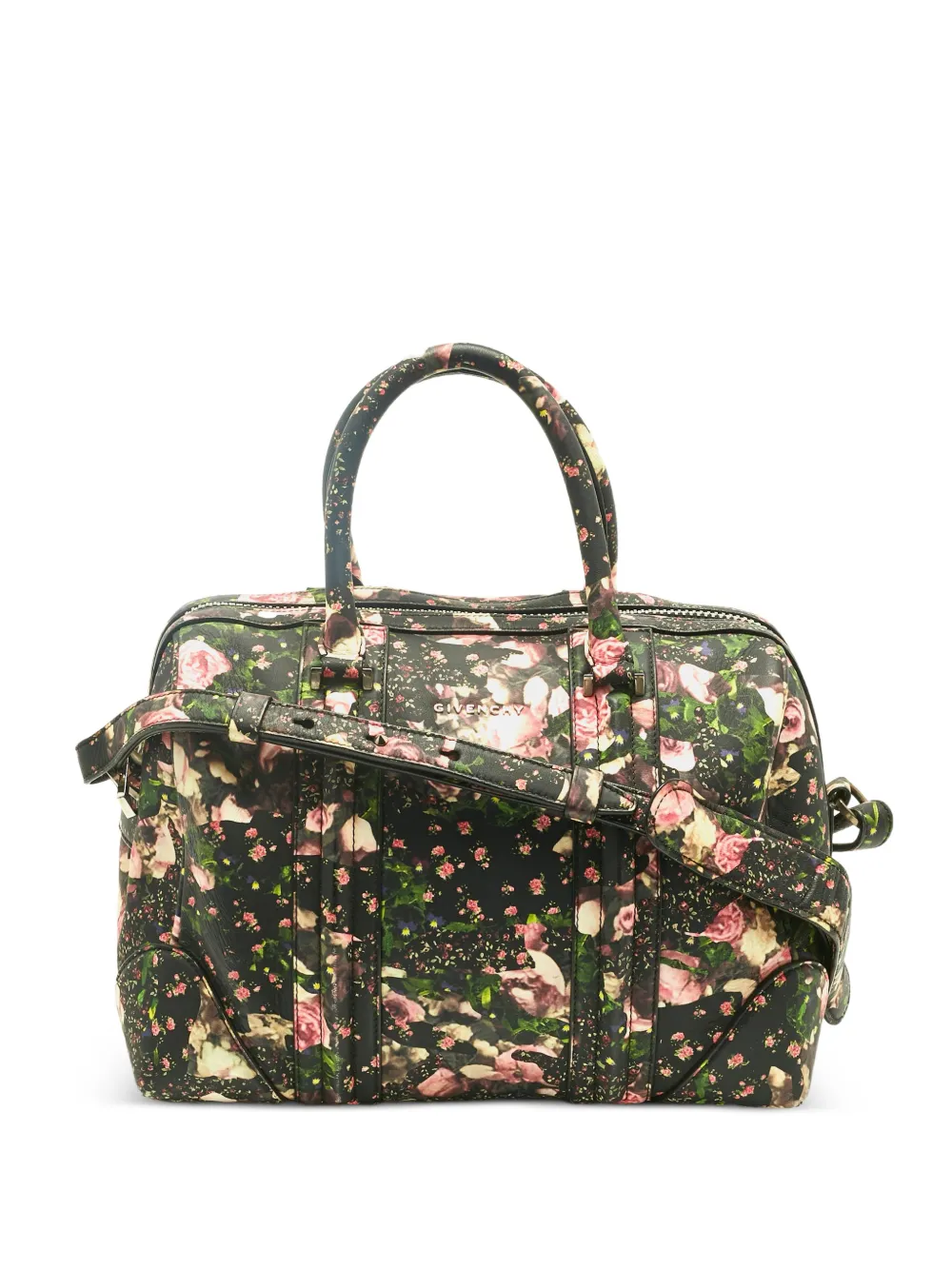 Givenchy Pre-Owned Lucrezia floral tote bag - Nero