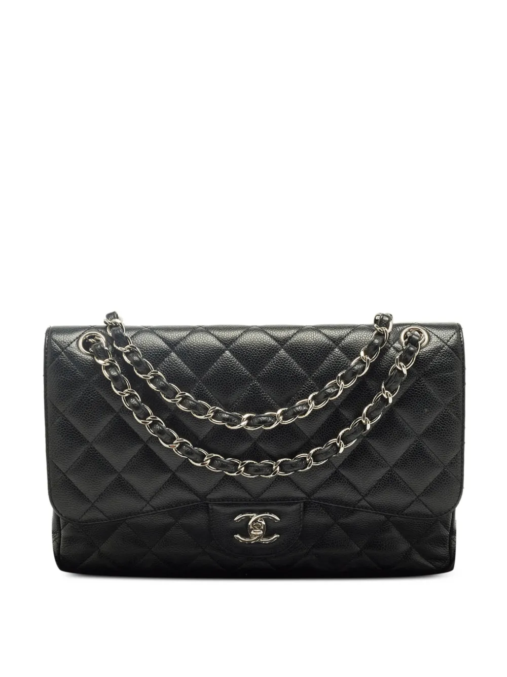 CHANEL Pre-Owned 2014-2015 Jumbo Classic Double Flap shoulder bag - Nero