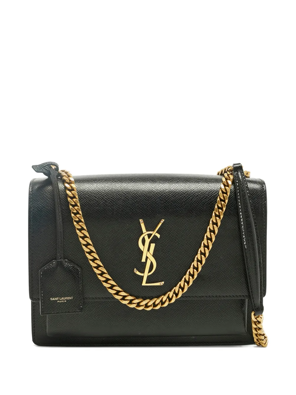 Saint Laurent Pre-Owned medium Sunset leather shoulder bag - Nero
