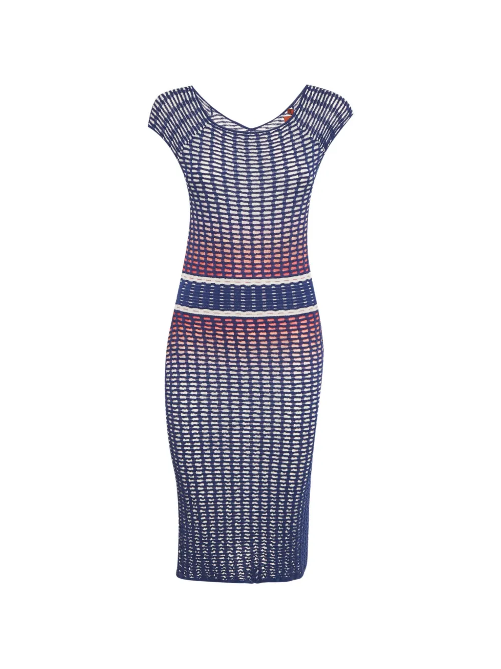 Missoni Pre-Owned knitted midi dress - Blu