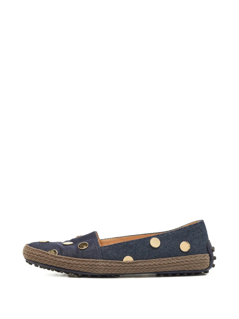 Tod's Vintage studded espadrilles - Blu