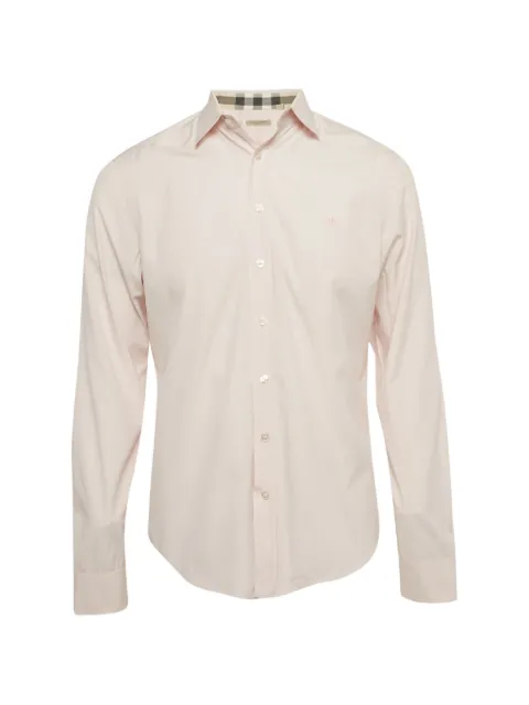 Burberry Pre-Owned check-collar shirt