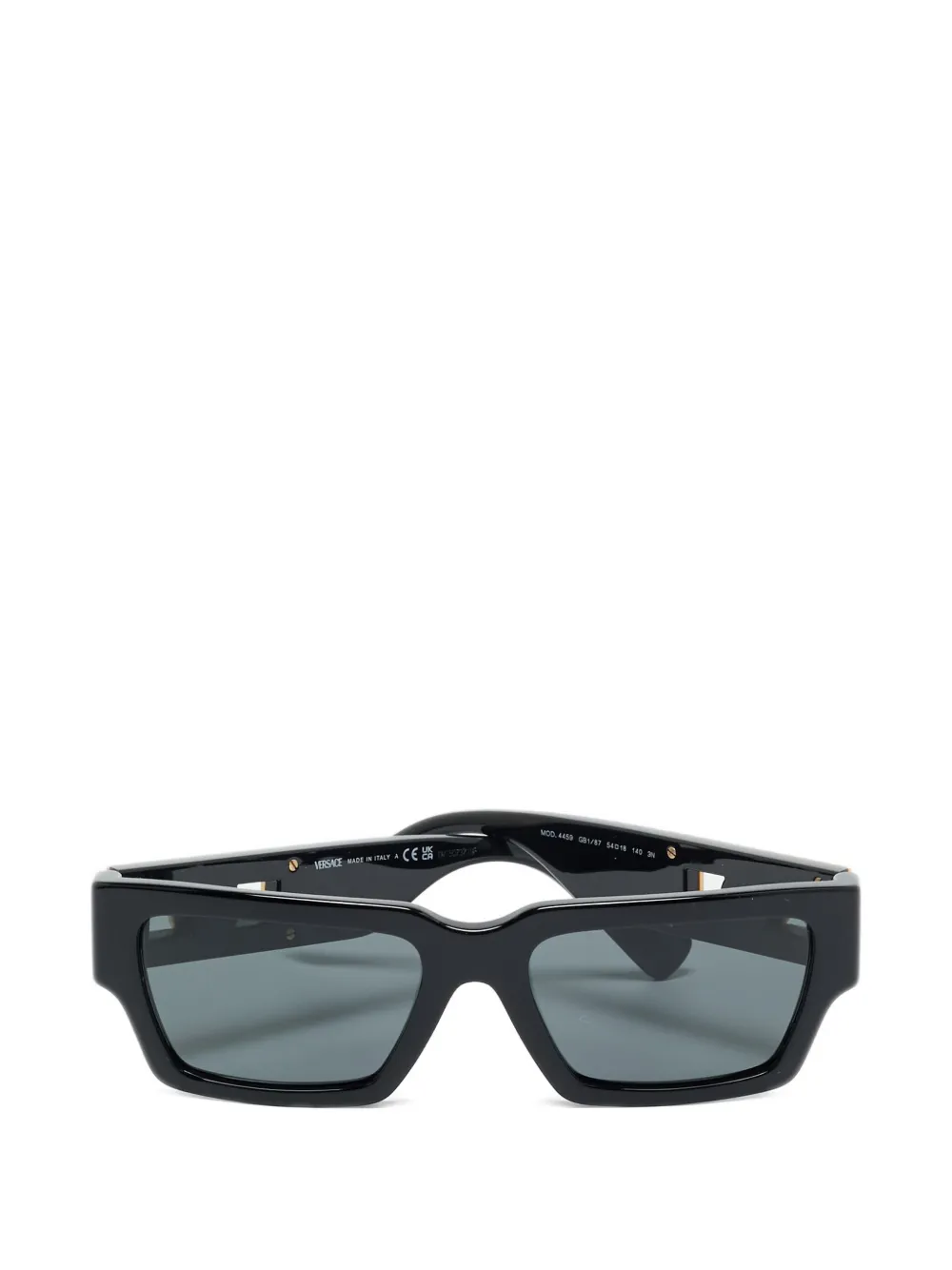 Versace Pre-Owned Medusa Deco rectangle-frame sunglasses - Nero