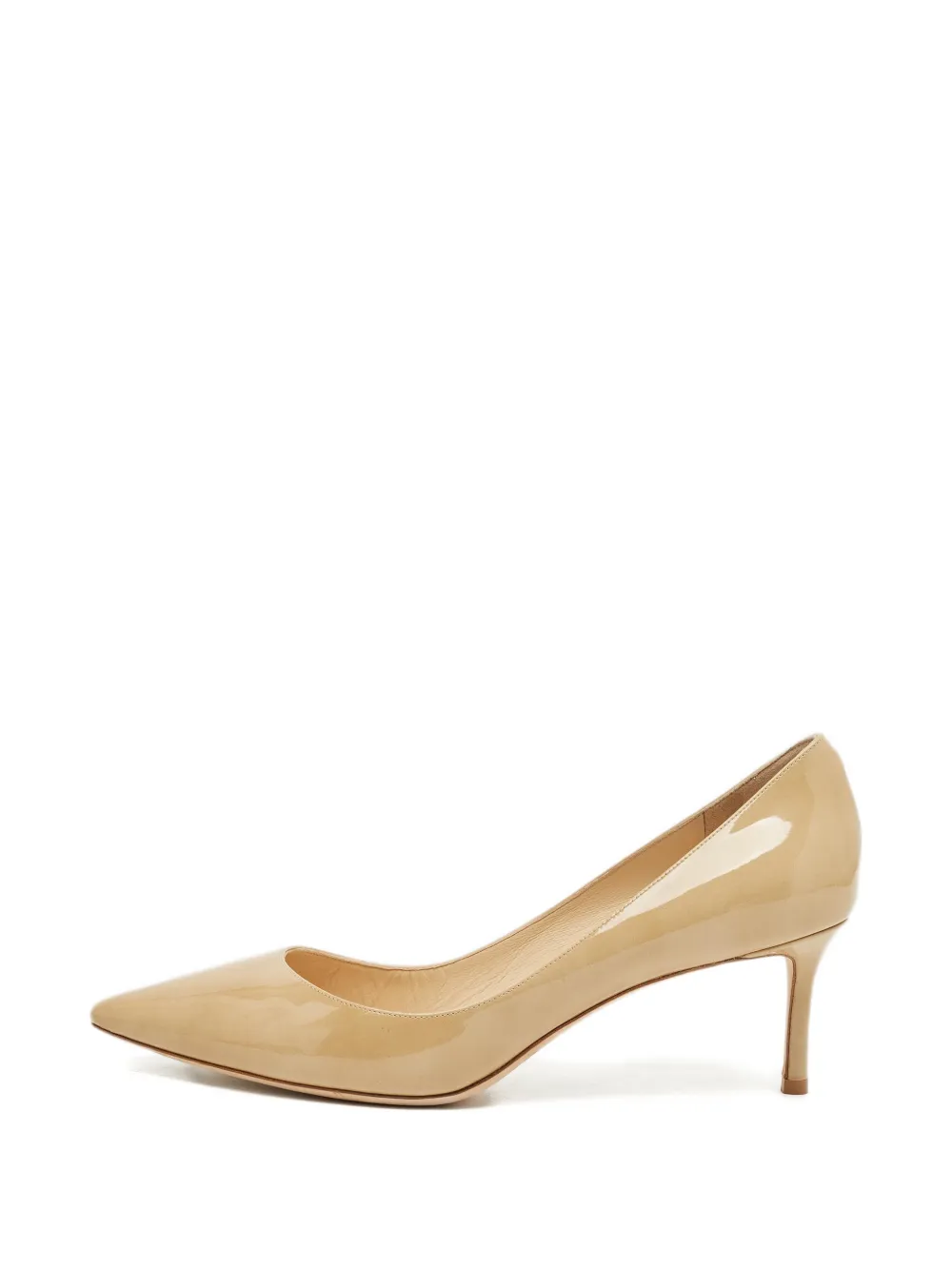 Jimmy Choo Pre-Owned Romy leather pumps - Toni neutri