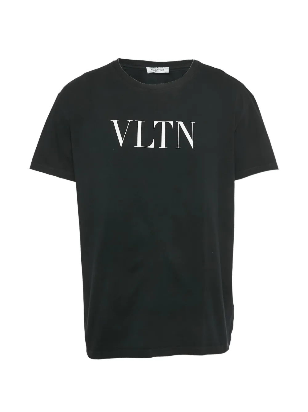 Valentino Pre-Owned logo-print cotton T-shirt - Nero