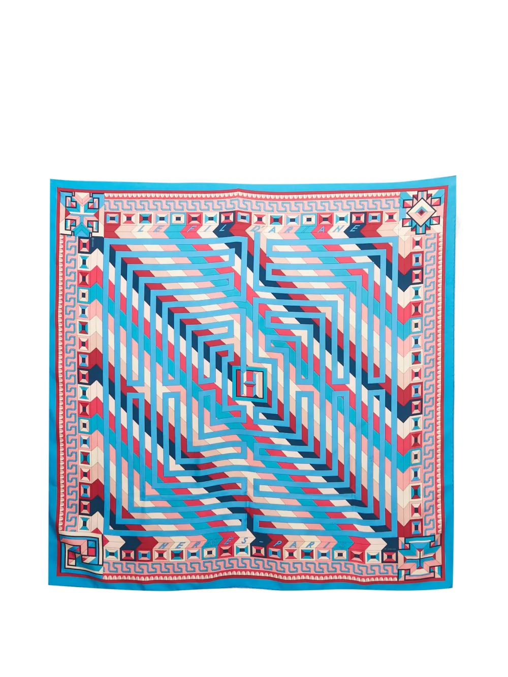 Hermès Pre-Owned Le Fil d'Ariane scarf - Blu