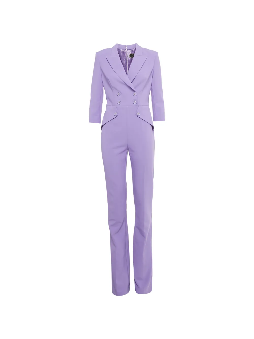 Elisabetta Franchi double-breasted jumpsuit - Viola